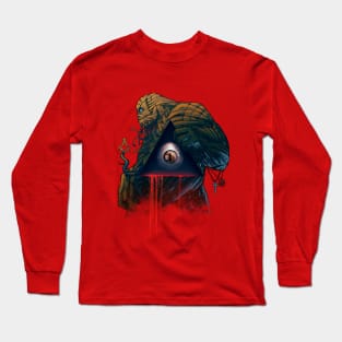 The Eye of Providence and Reptilian humanoid Long Sleeve T-Shirt